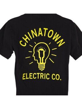 Chinatown Market T Shirt Mens Size Medium Black Electric Company Streetwear
